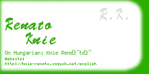 renato knie business card